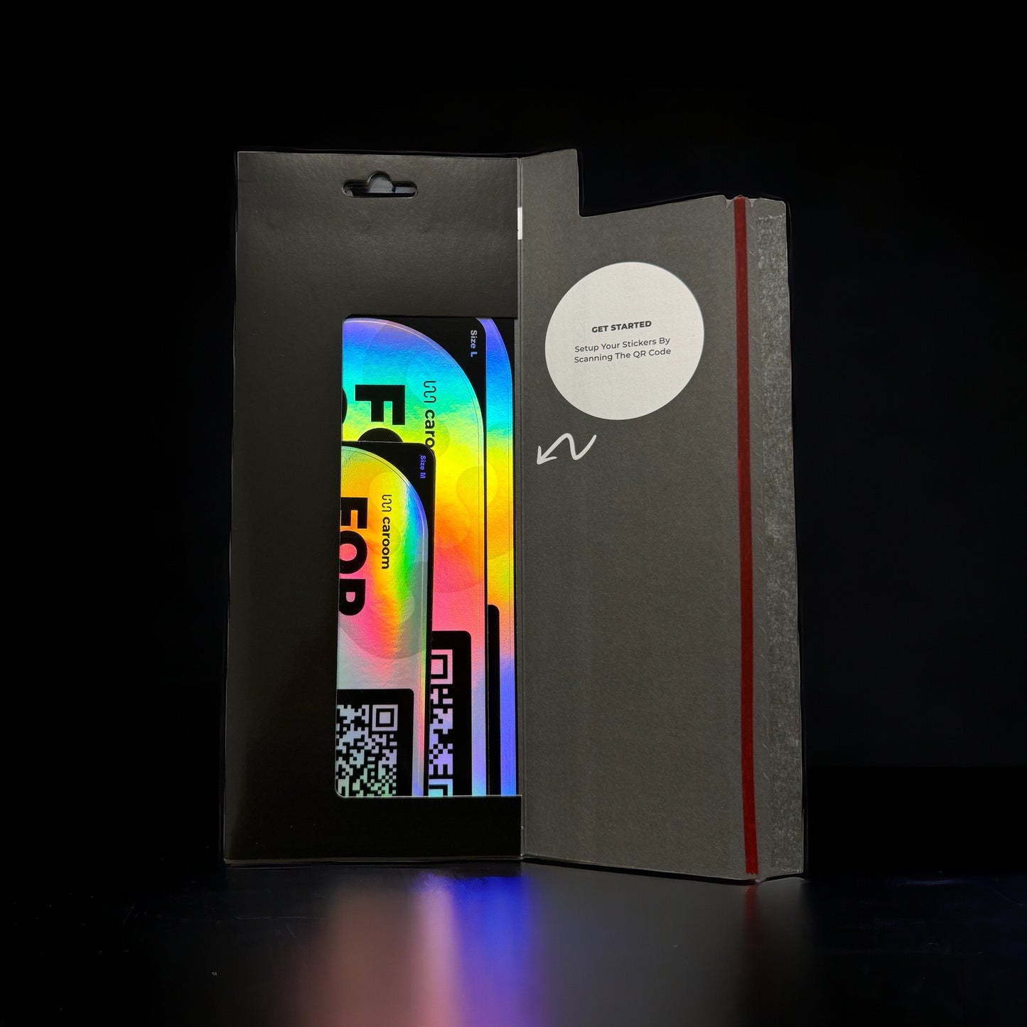 'For Sale' Car Stickers with QR Code - 4 Pack